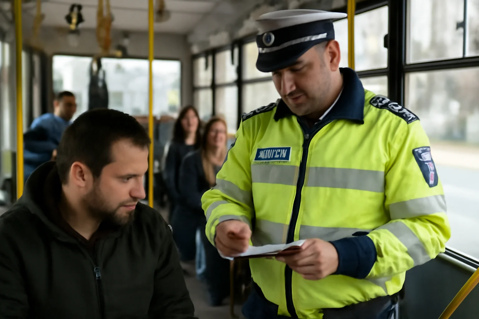 11 amenzi date de polițiști în urma controalelor extinse în autobuzele TPL Suceava (FOTO)