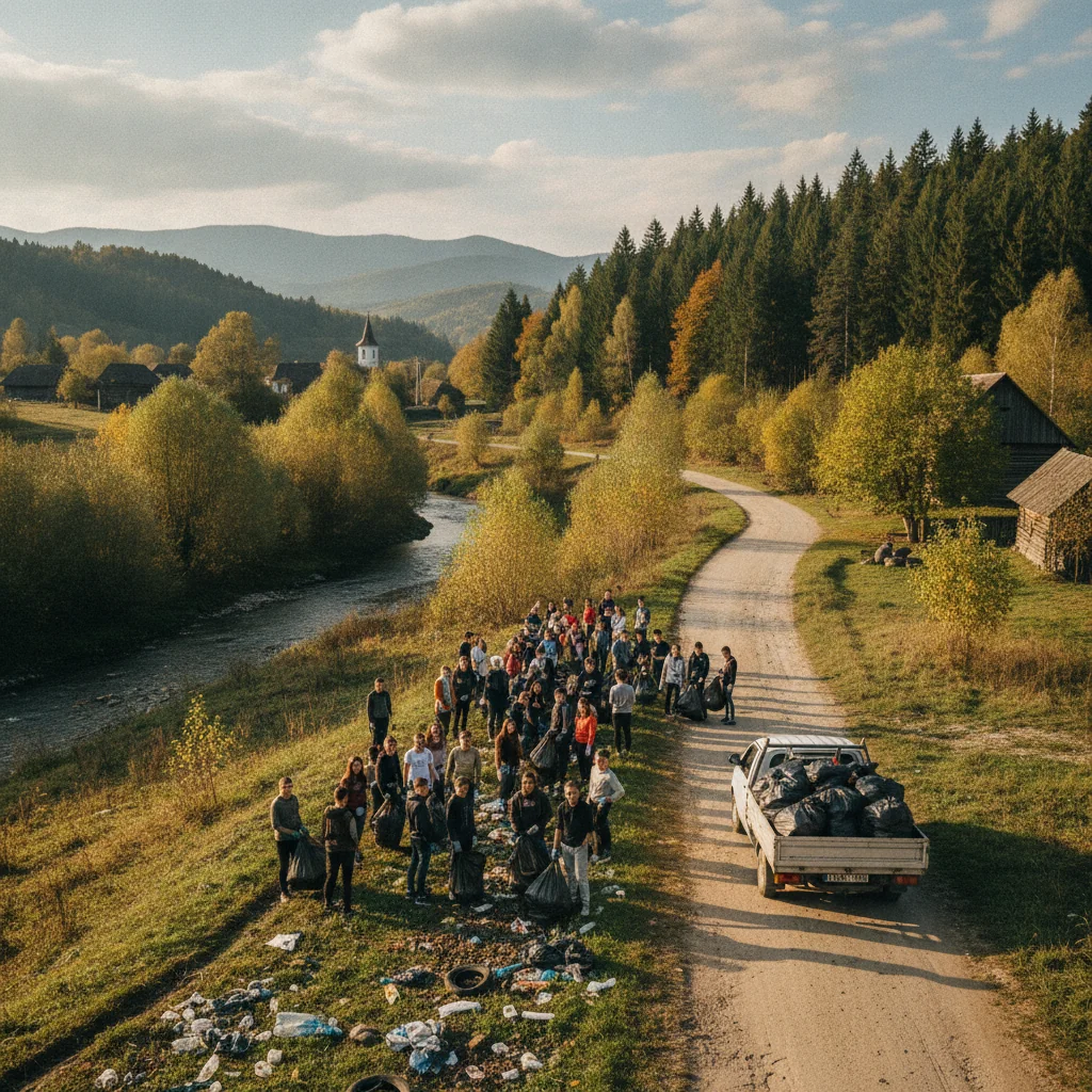 76 de școli din Suceava participă la Ziua de Curățenie Națională pe 19 septembrie