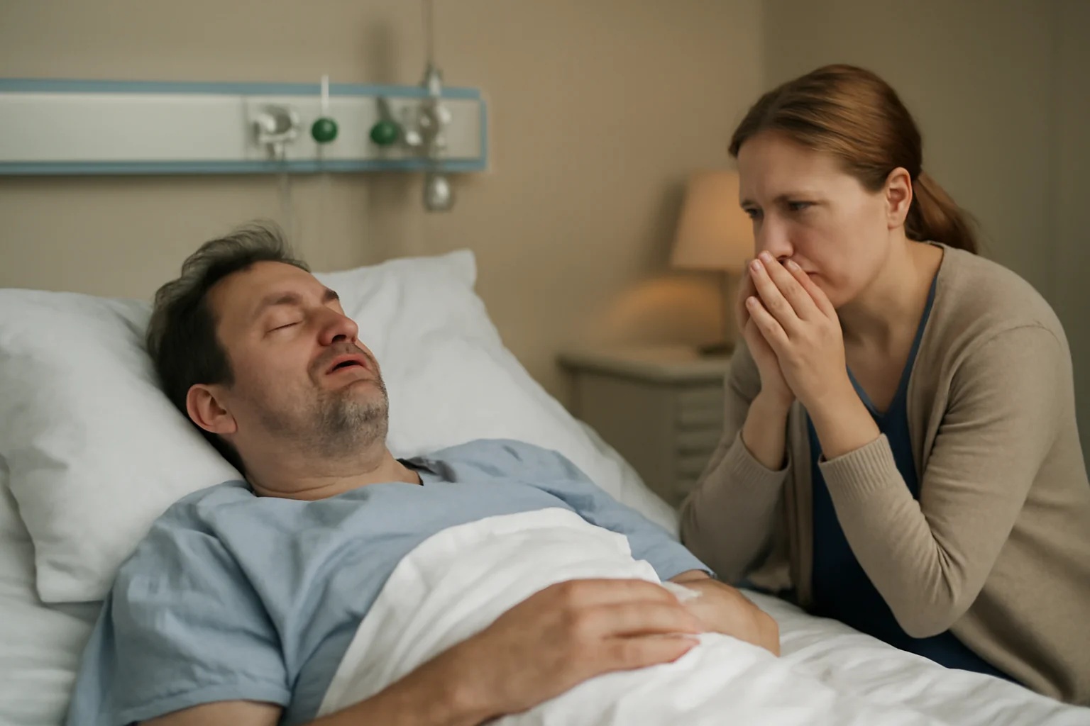 A murit la spital după ce a intrat în comă alcoolică acasă