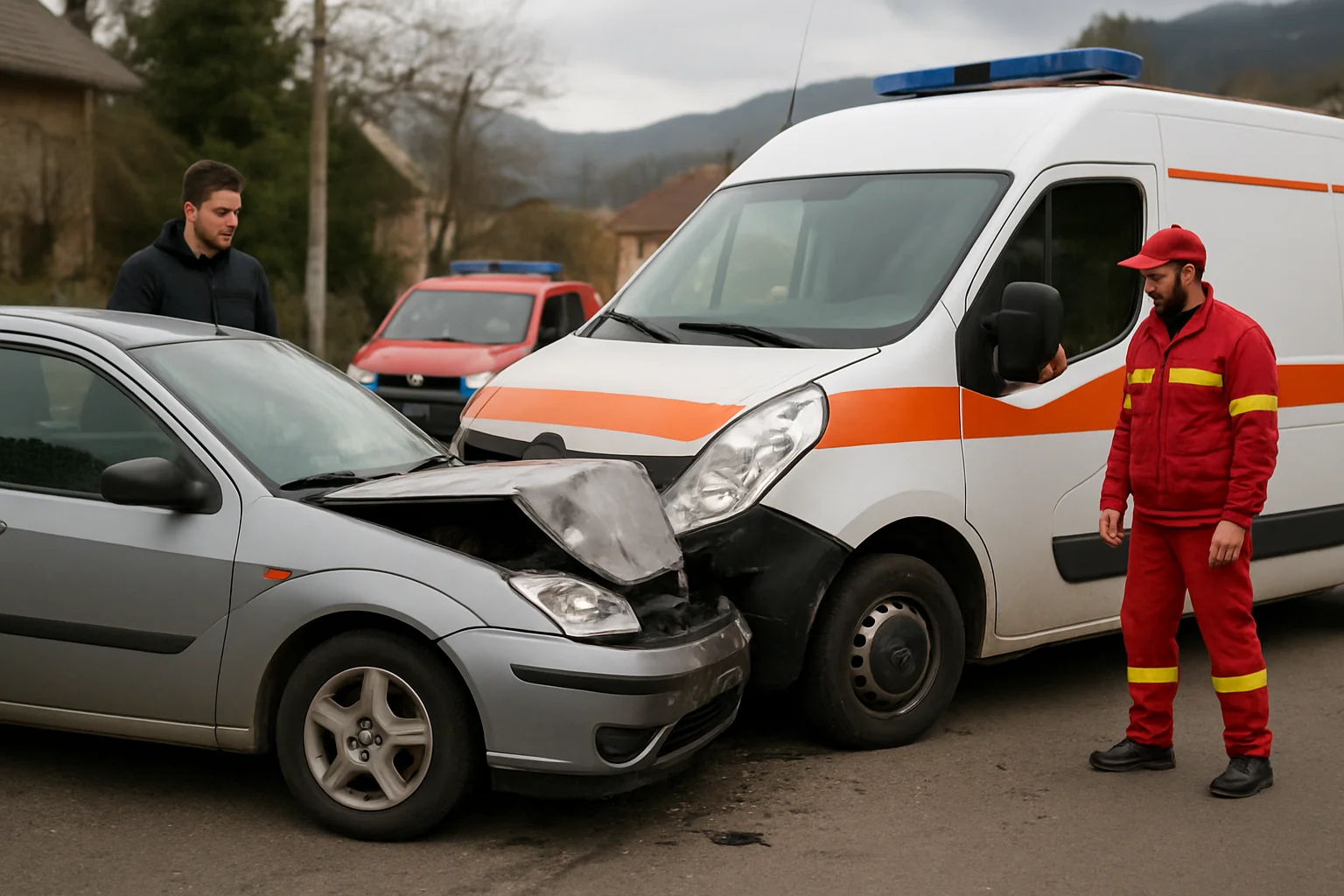 Accident grav la Câmpulung Moldovenesc, un tânăr rănit la spital