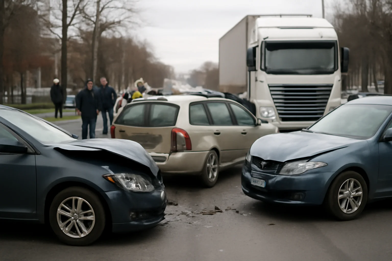 Accident grav pe bulevardul 1 Mai din Suceava cu patru mașini