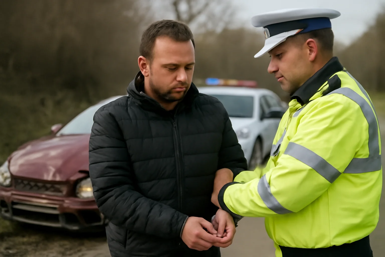 Accident la Moldovița: șofer reținut cu alcoolemie de 2,30 g/l