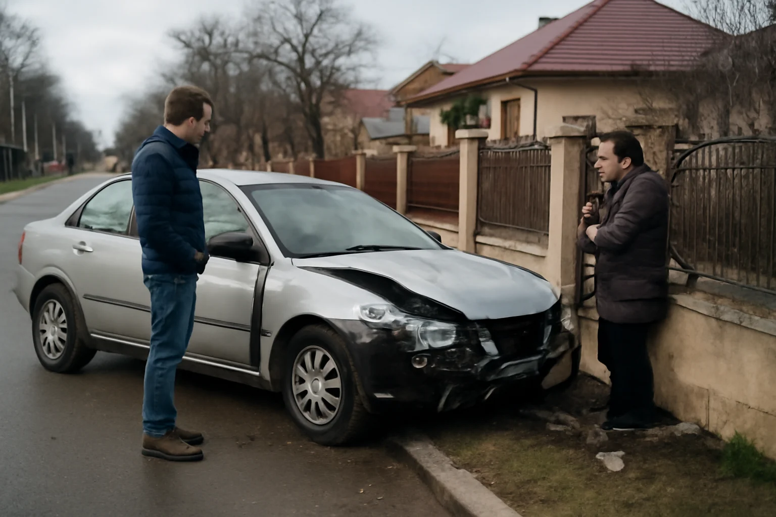 Accident rutier la Rădăuți, în prima zi a anului, investigat de polițiștii din Suceava