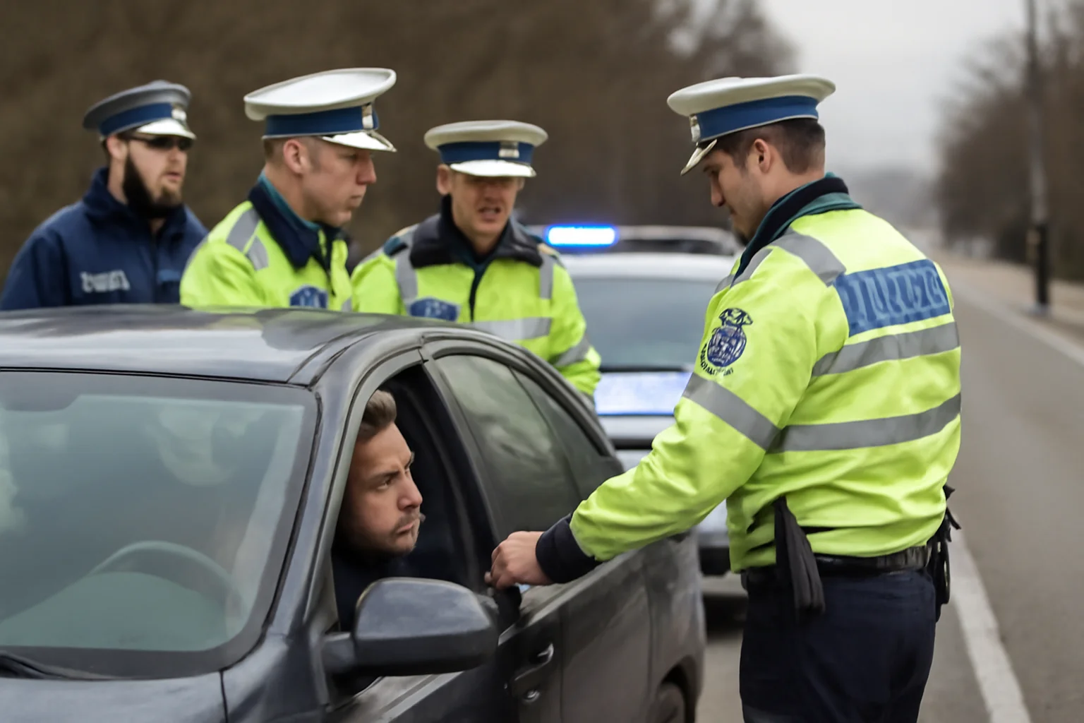 amenzi aplicate, permise reținute, șofer fără permis reținut și dosar penal deschis