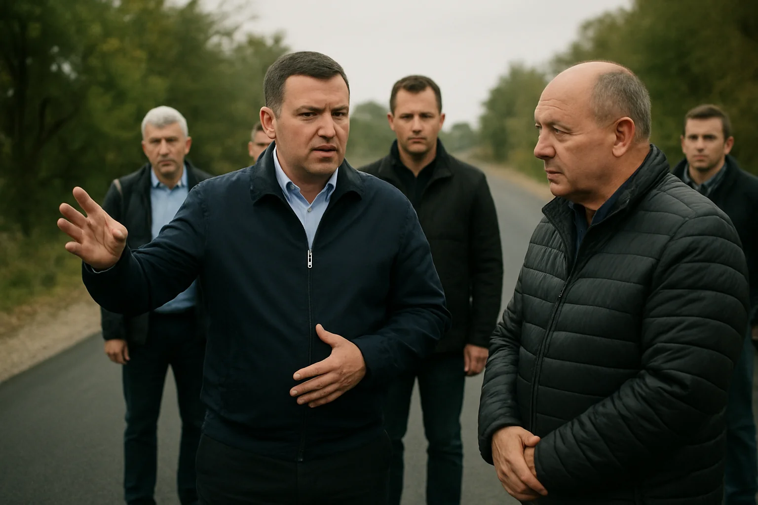 Asfalt nou pe 7 km din DJ 208F, în zona Vadu Moldovei