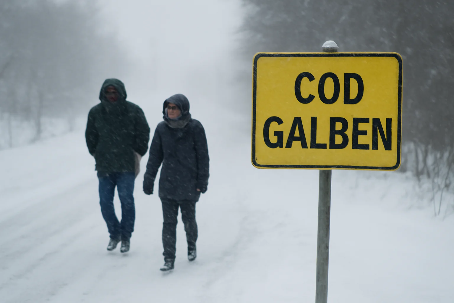 Avertizări meteo cod galben pentru ninsoare viscolită și ger în județul Suceava