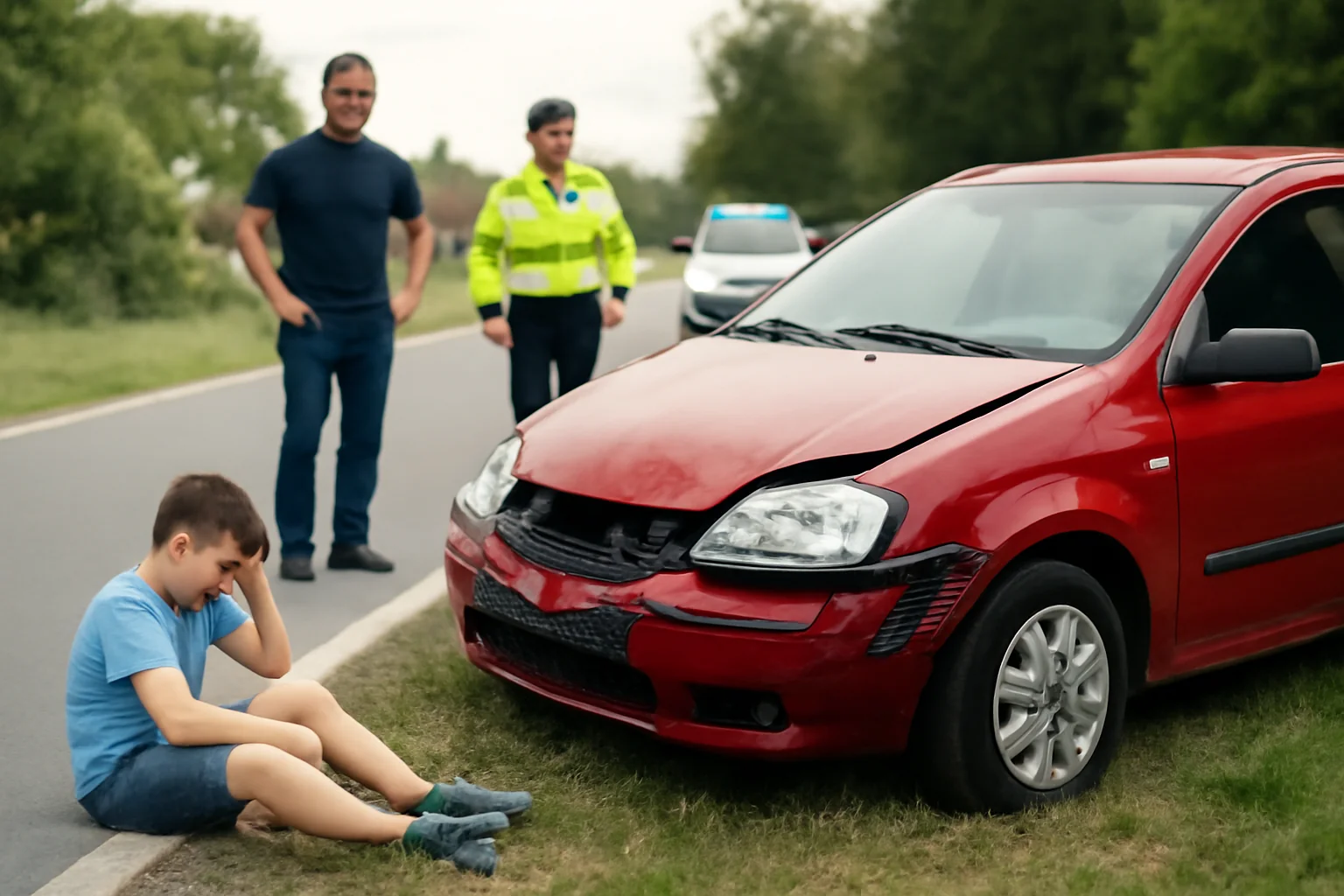 Băiat de 12 ani rănit ușor într-un accident rutier la Sfântu Ilie, lângă Suceava