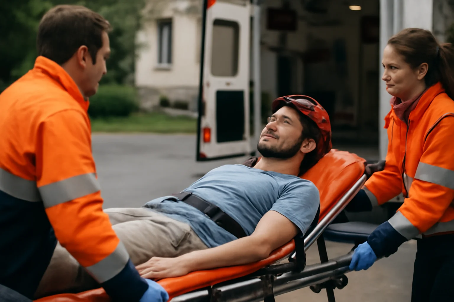 Biciclist în stare gravă, adus la spital în comă după o căzătură în pârâul Puzdra