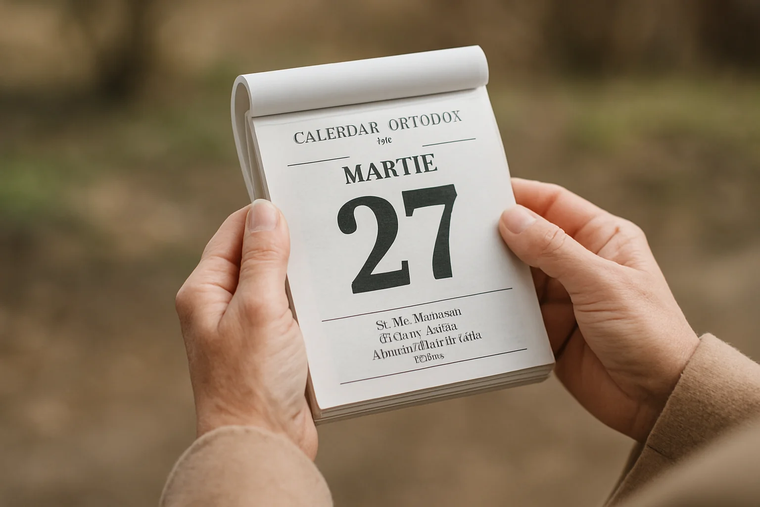 Calendar ortodox – 2026-03-27