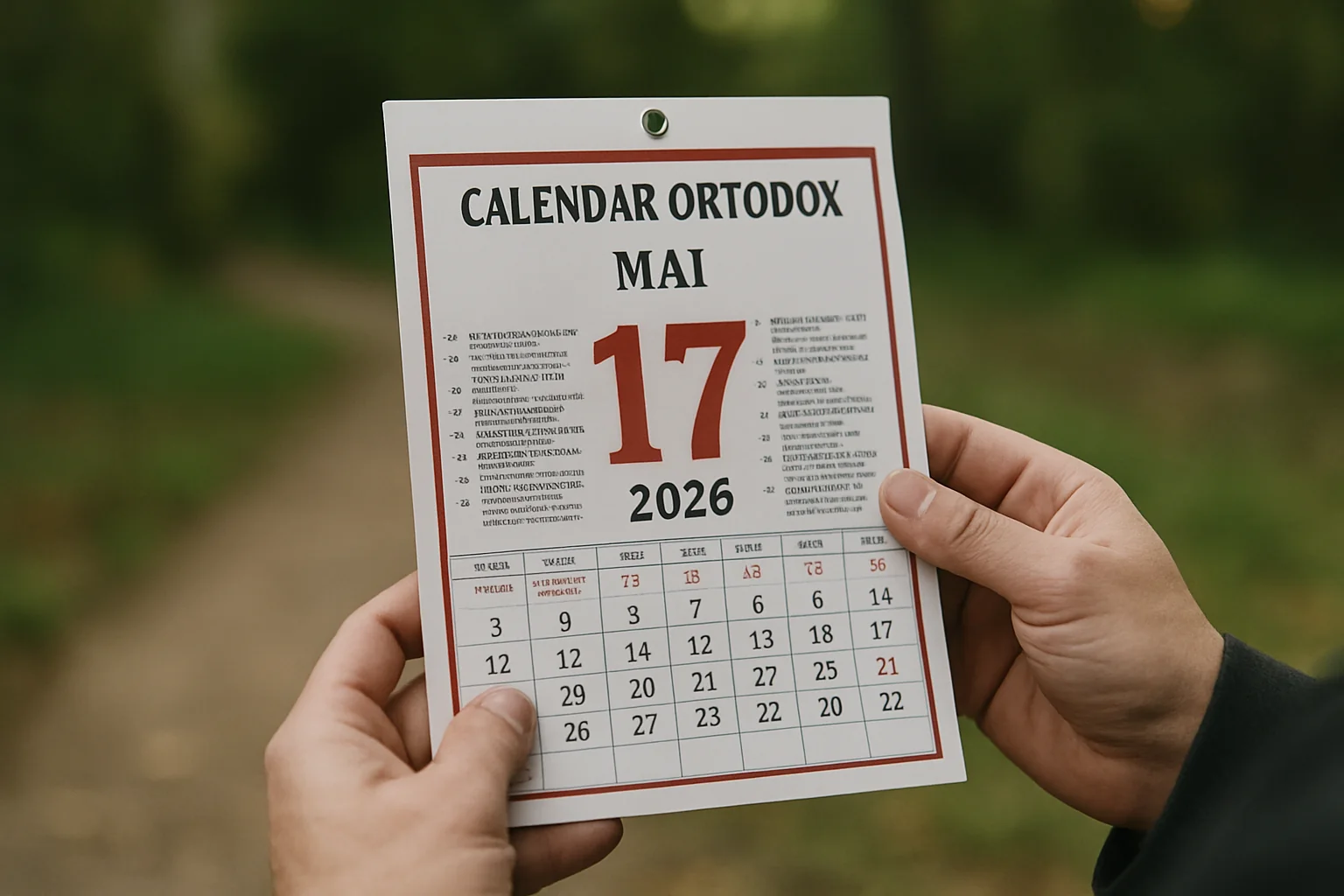 Calendar ortodox – 2026-05-17