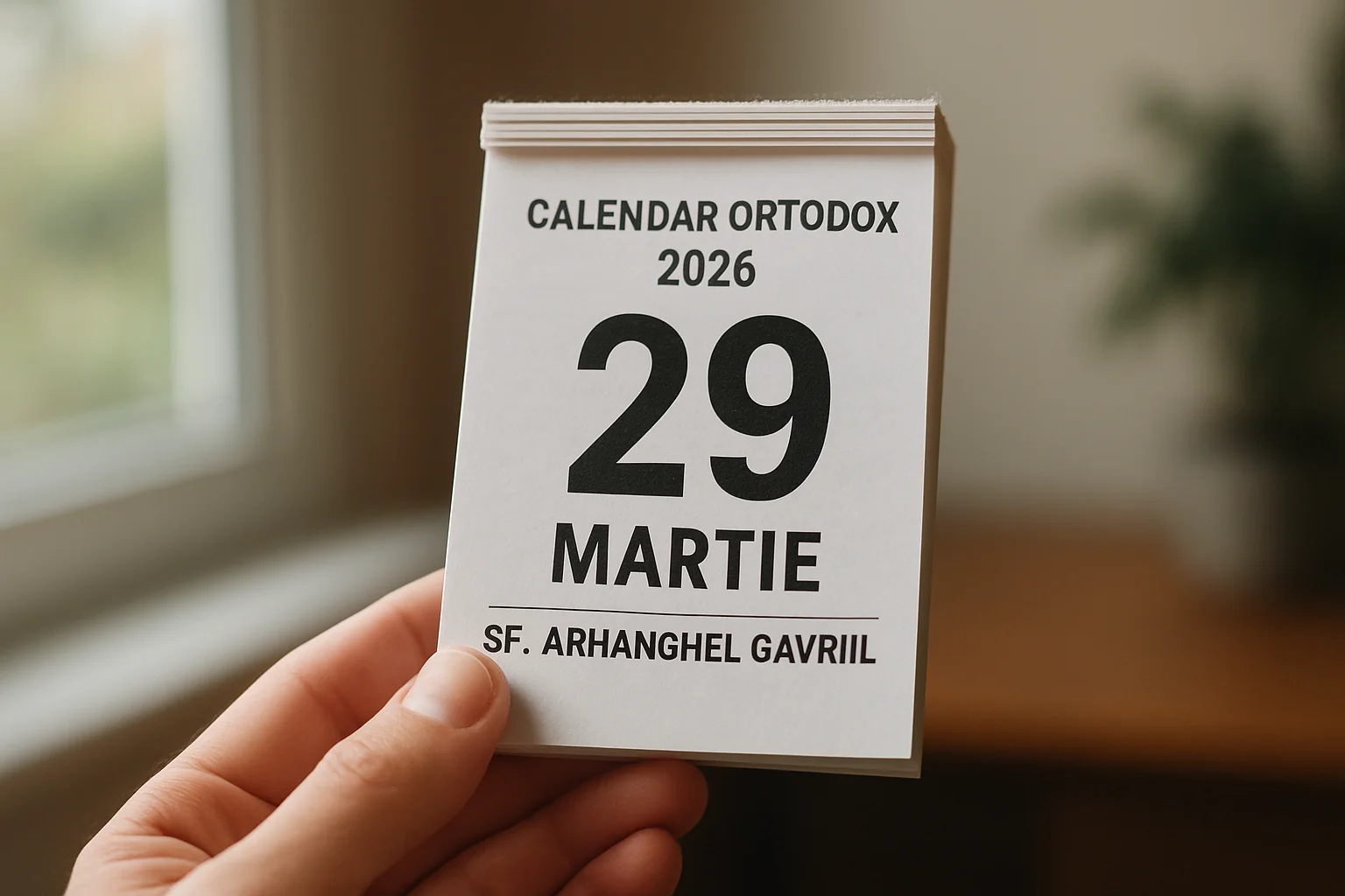 Calendar ortodox – 29 martie 2026