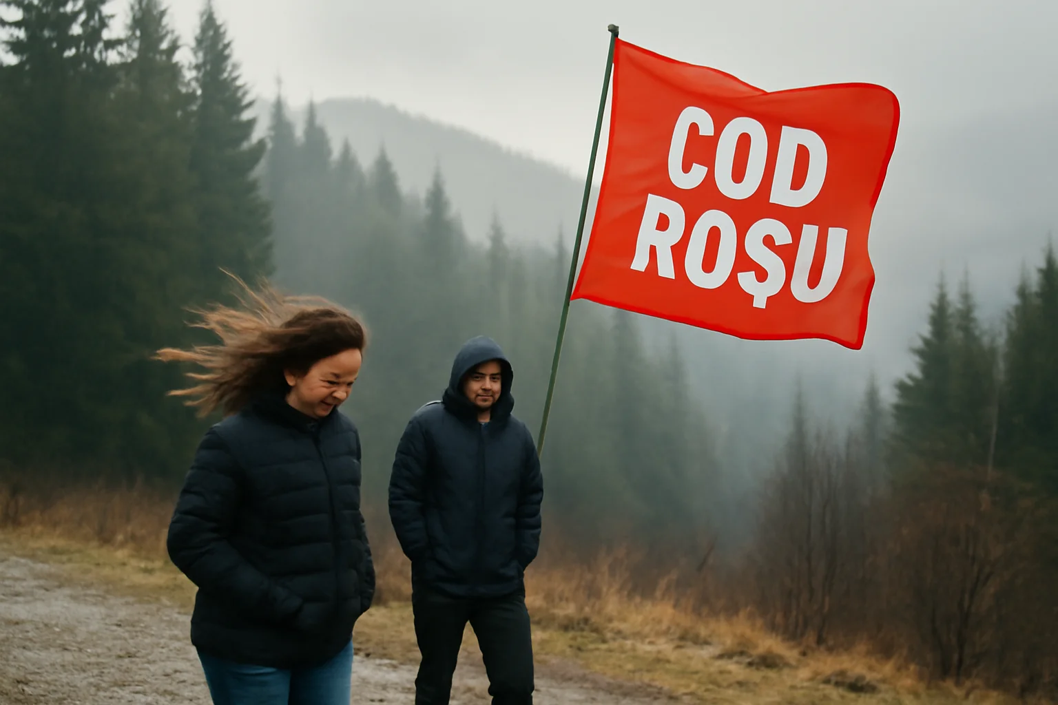 Cod roșu de vânt la munte în județul Suceava, cu rafale de peste 140 km/h