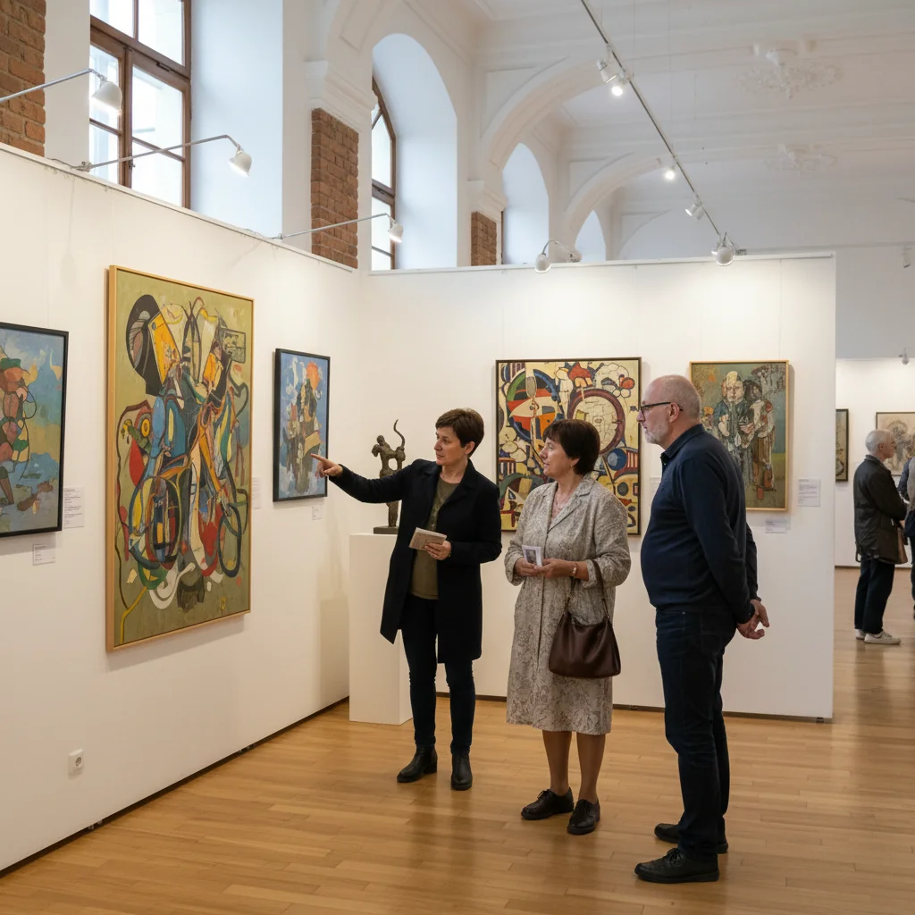 Colecția privată de artă Cicirean, cu 12 artiști și peste 20 de lucrări din 1972–2024, expusă la Centrul Multicultural Brașov