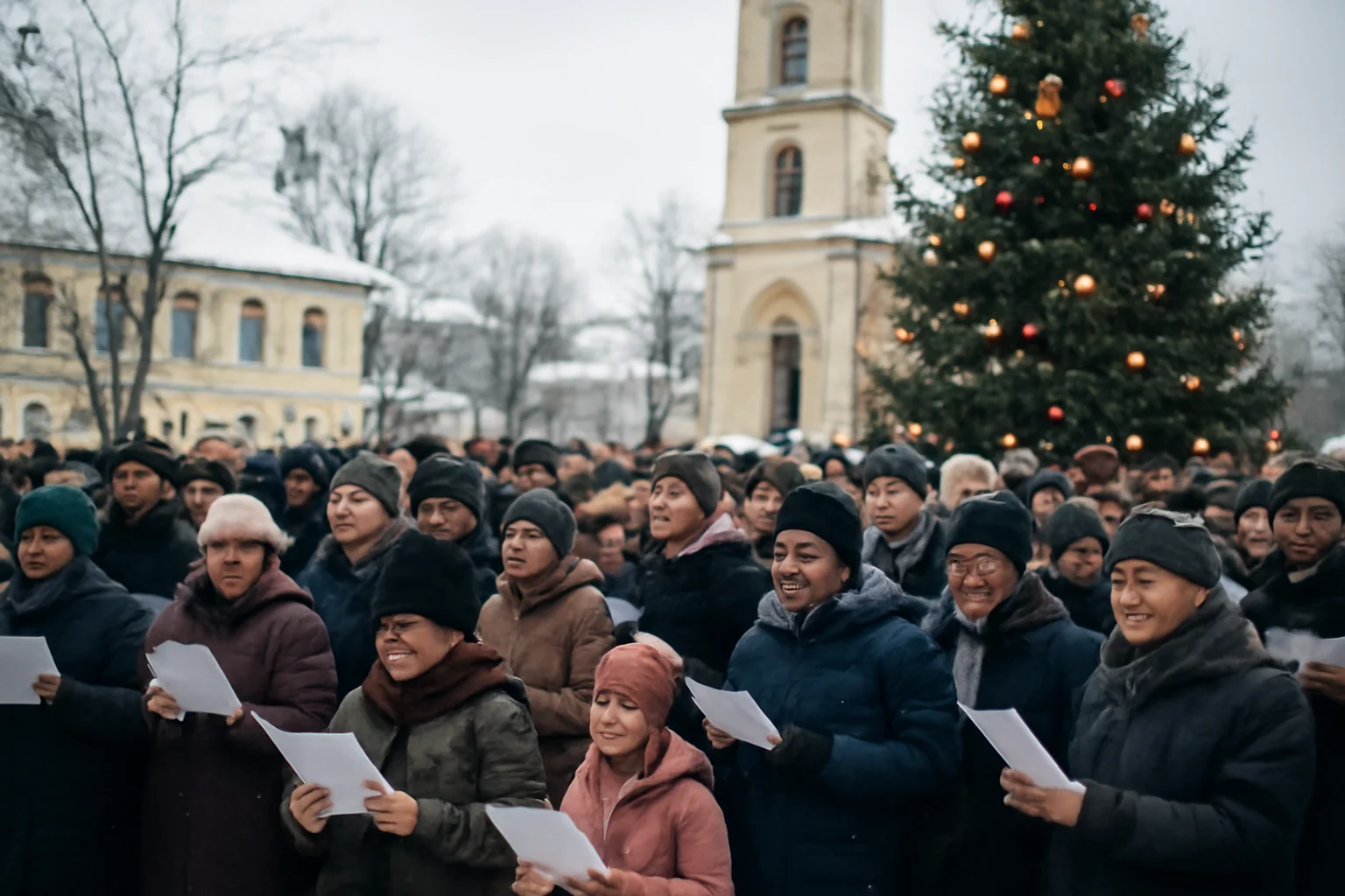 Concertul de colinde Cântă-n coruri mii și mii organizat de Primăria și Parohia Putna, duminică