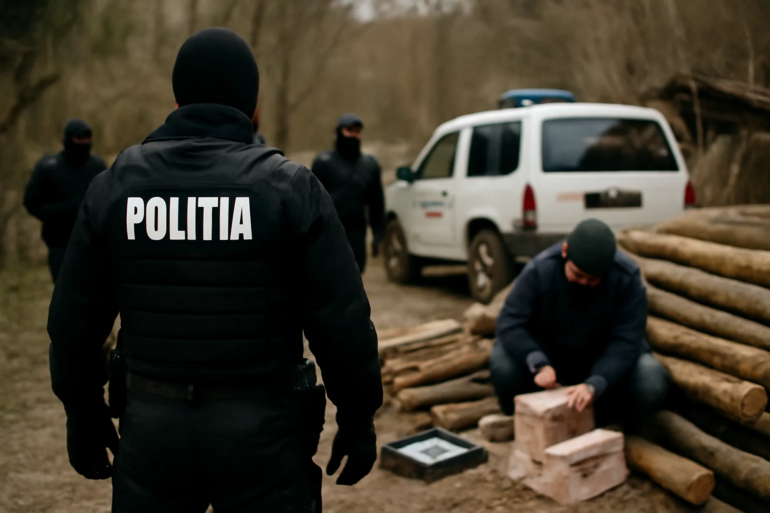 confiscări de lemn, documente și sume importante de bani