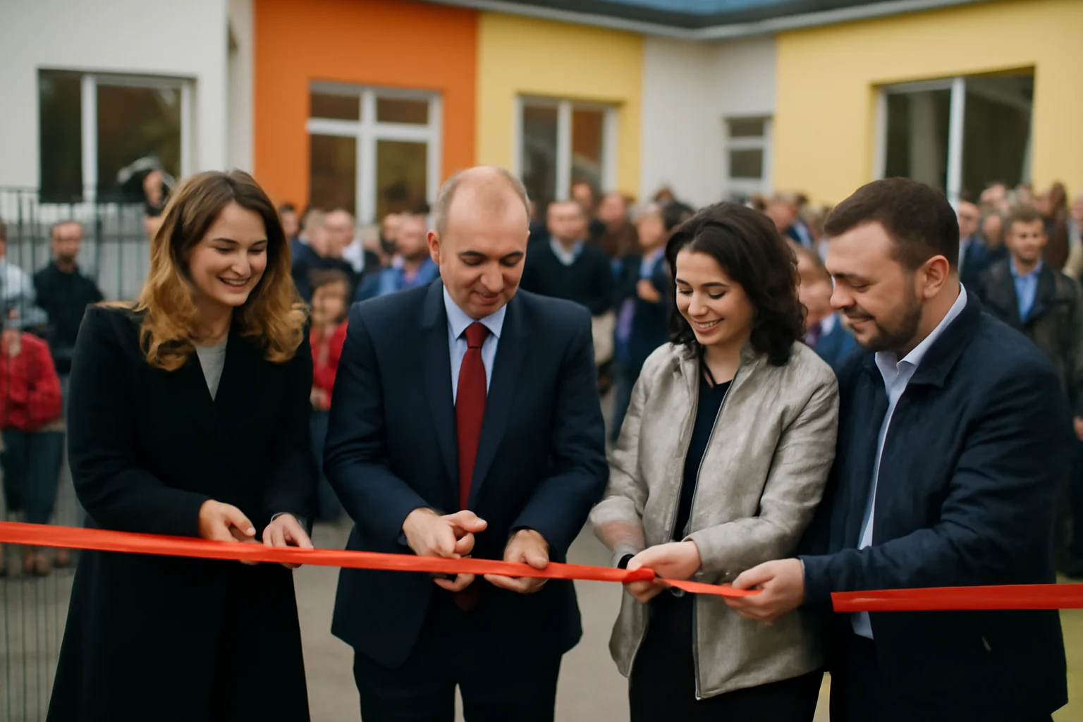 Creșă nouă inaugurată la Siret, județul Suceava, în cadrul programului guvernamental „Sfânta Ana”