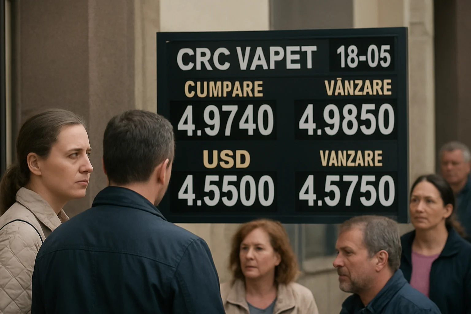 Curs valutar azi (BNR) – 2026-05-18