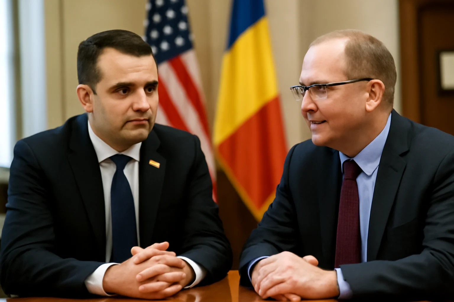 Discuții de colaborare cu statul Indiana de Ziua Națională a României (foto)