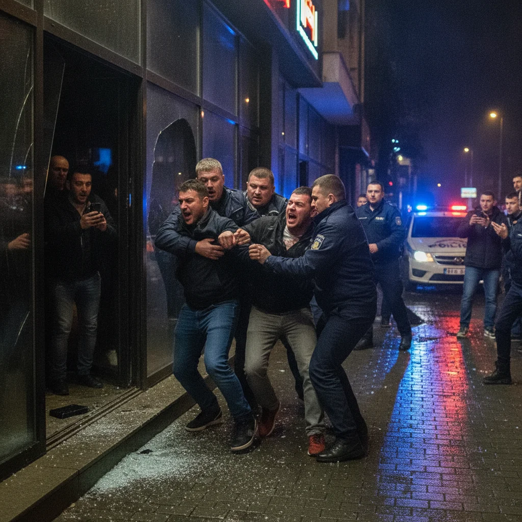 Doi bărbați din Mihoveni, reținuți după o bătaie în fața unui club din Suceava