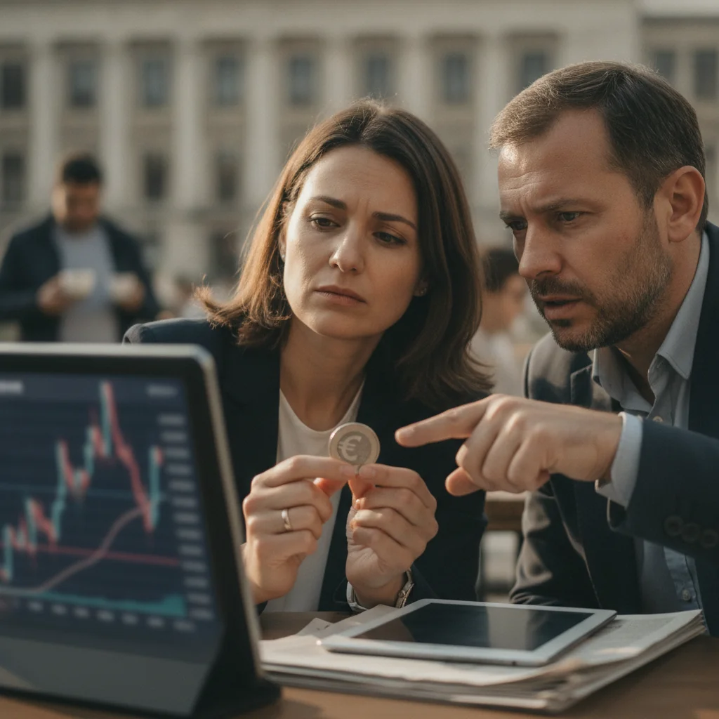 Dolarul se apropie de cea mai puternică apreciere lunară față de euro din ultimele 14 luni