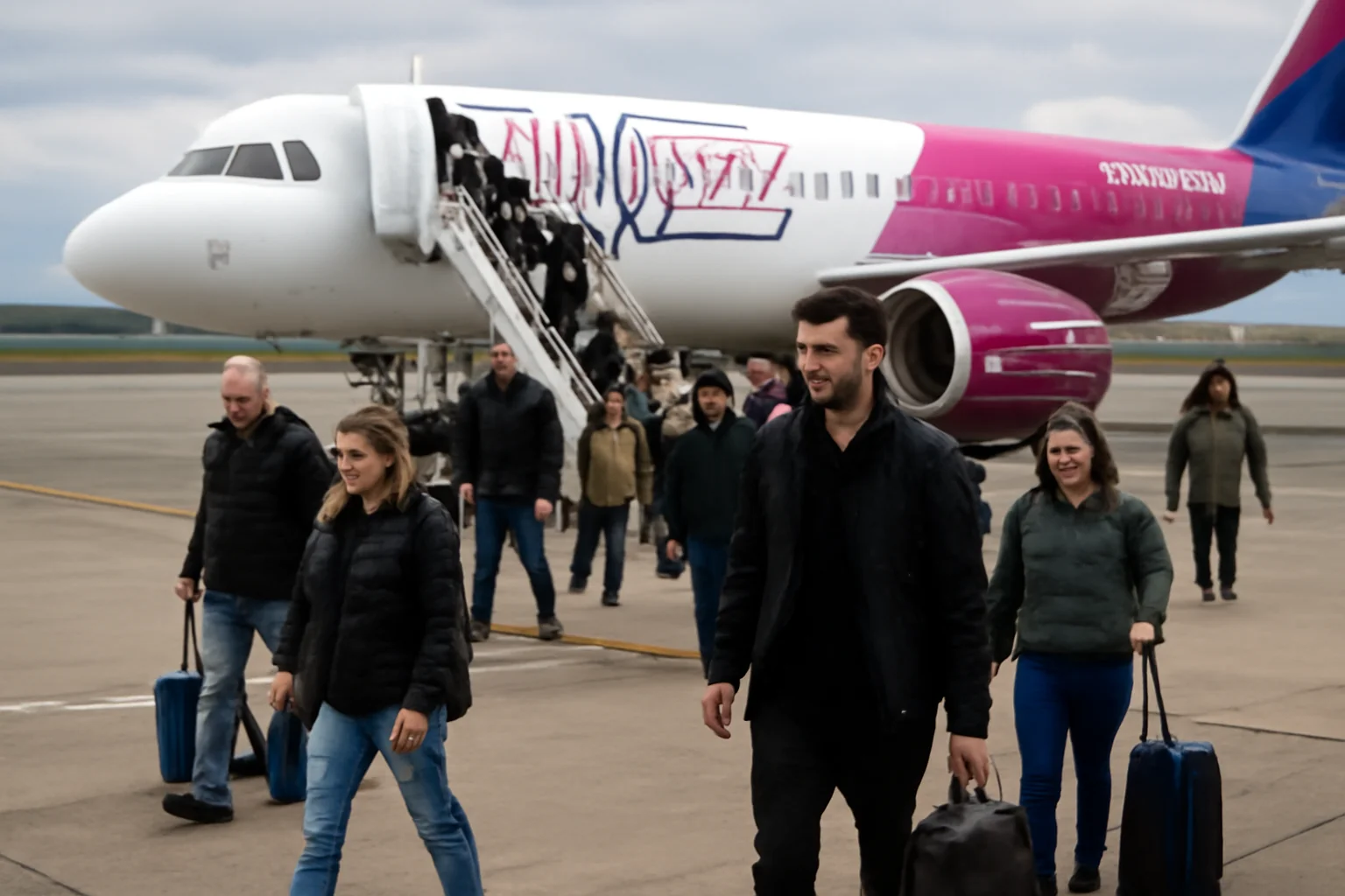 Două curse Wizz Air redirecționate la Aeroportul Suceava din cauza vremii nefavorabile