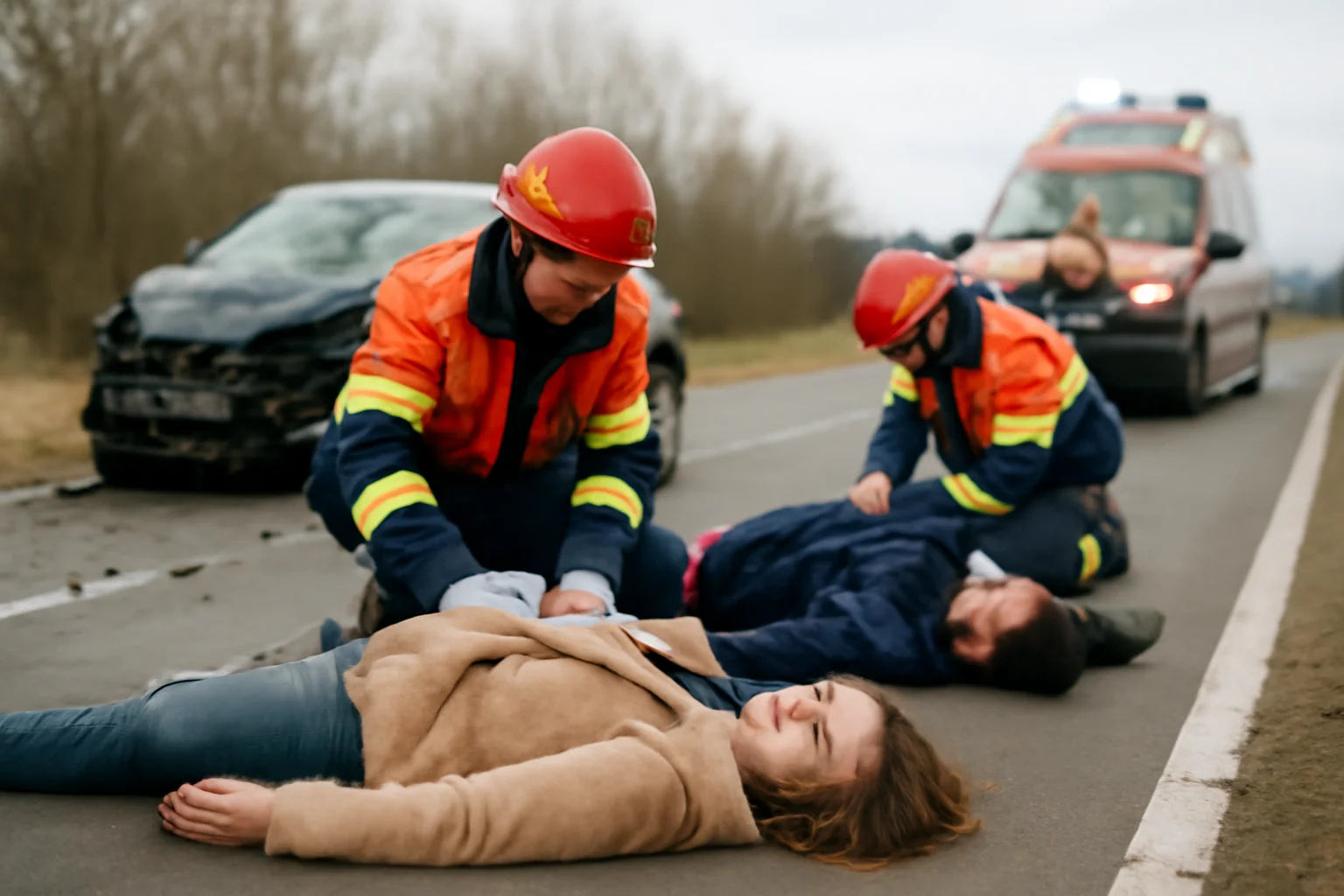 Două persoane rănite într-un accident pe DN 2, la intrarea în Siret, județul Suceava