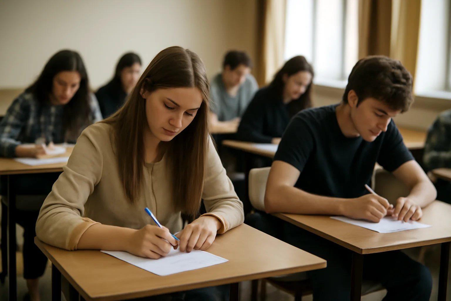 Elevii din Suceava susțin testele de admitere la Colegiul de Artă