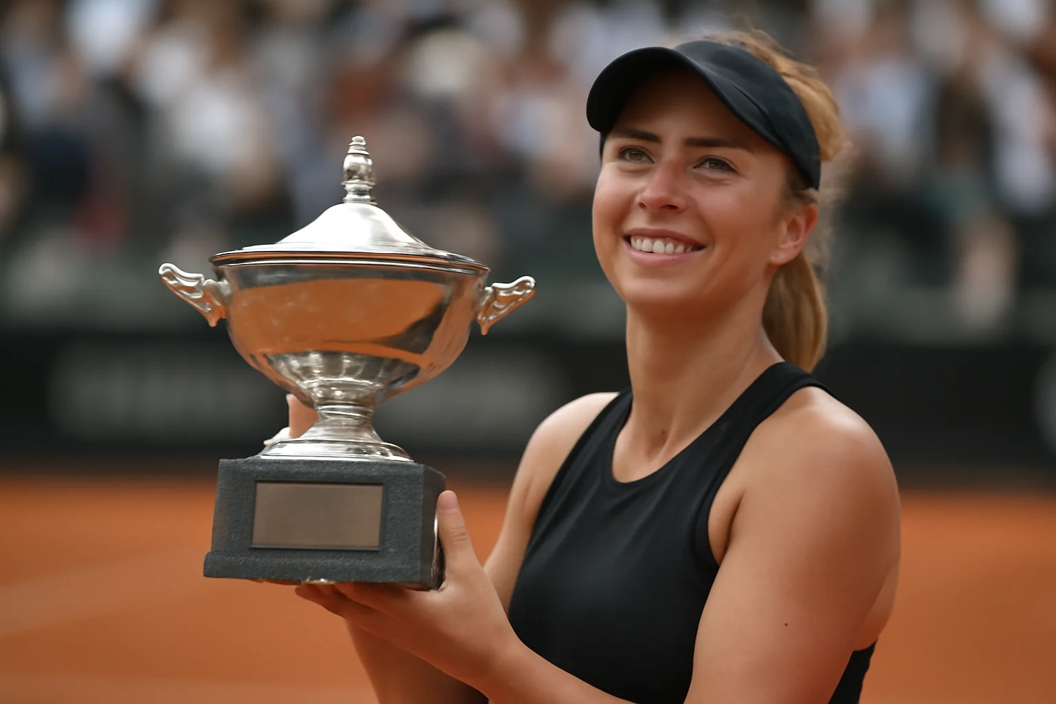Elina Svitolina câștigă trofeul de la Roma după o finală electrizantă