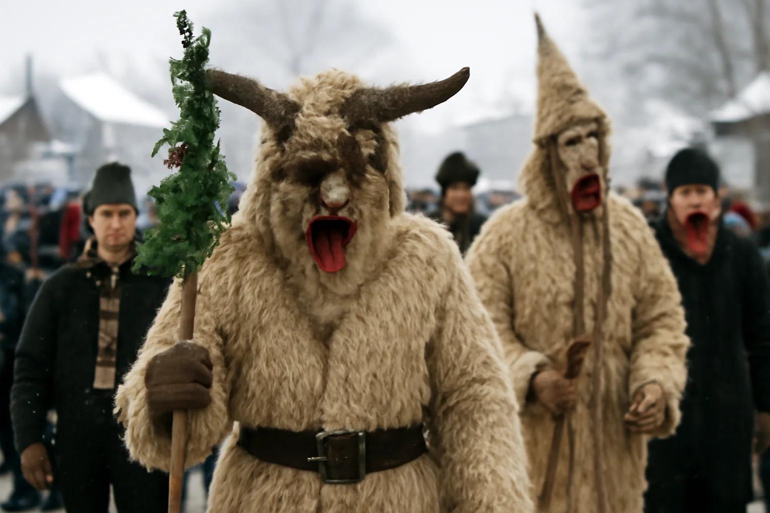 Festival de obiceiuri de iarnă la Suceava: Râșca a găzduit sărbătoarea tradițiilor pe stil vechi