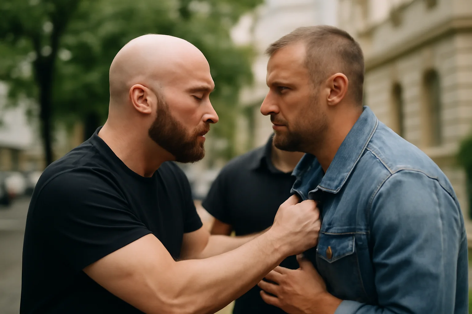 Fostul fotbalist, iritat până la ceartă – Au intervenit bodyguarzii pentru a ne despărți
