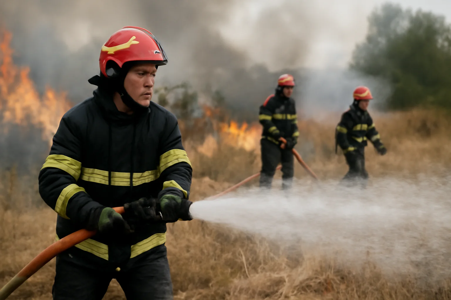 Incendii multiple de vegetație uscată într-o singură zi în județul Suceava