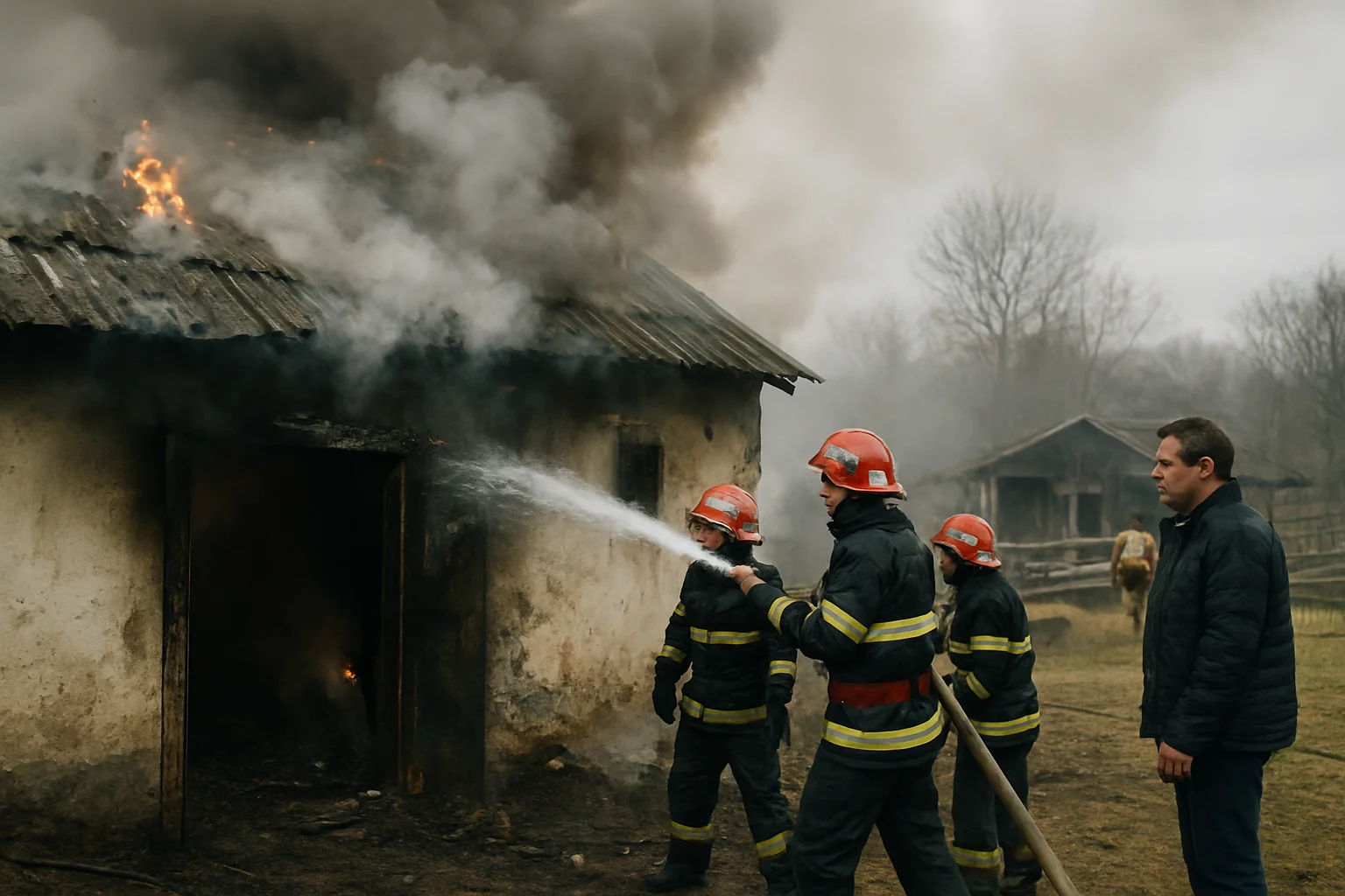 Incendiu devastator la mănăstirea din Brădățel-Horodniceni