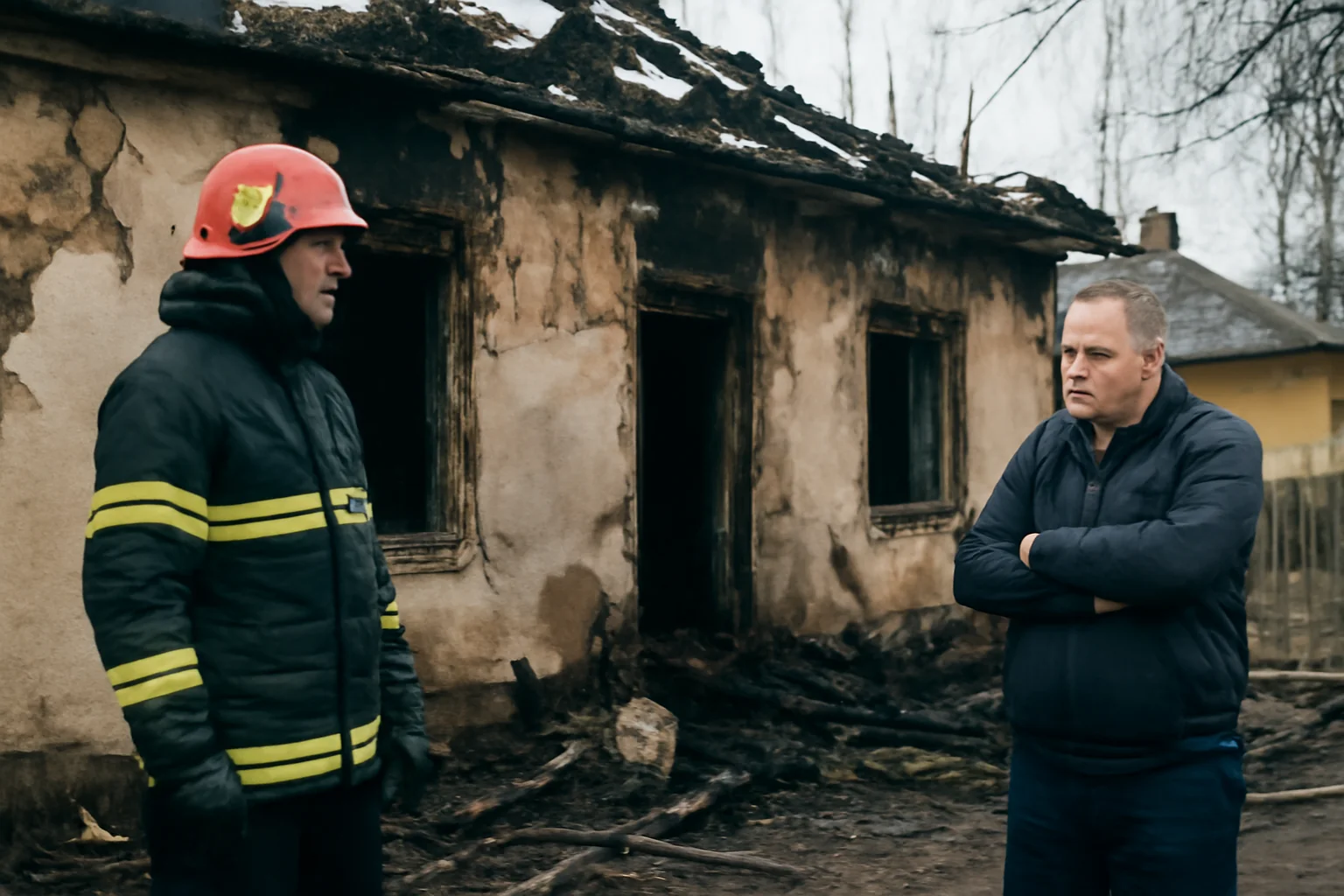 Incendiu la o gospodărie din Plopeni provocat de centrala termică cauzează pagube semnificative