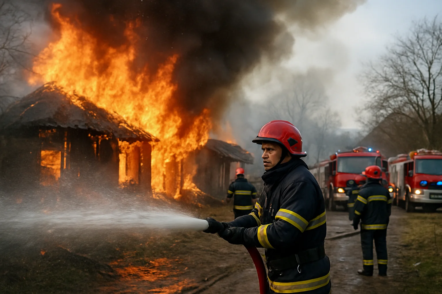 Incendiu major la o gospodărie din Argel, Moldovița