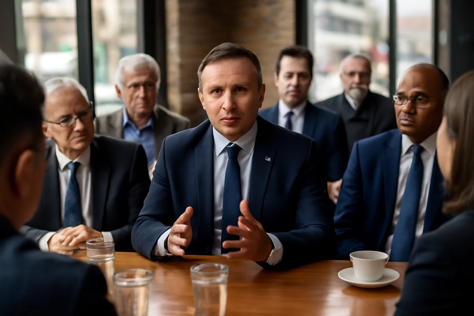 întâlnire la Chicago cu români, antreprenori și oficiali, condusă de viceprimarul Daniel Ungurian