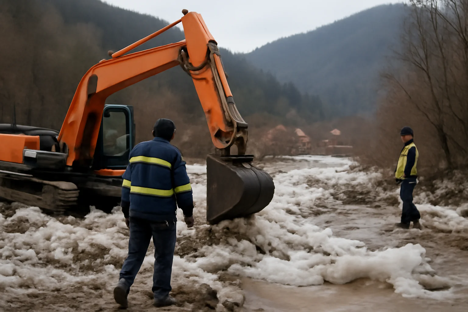 Intervenție finalizată pe râul Neagra la Broșteni, anunțată de Prefectura Suceava