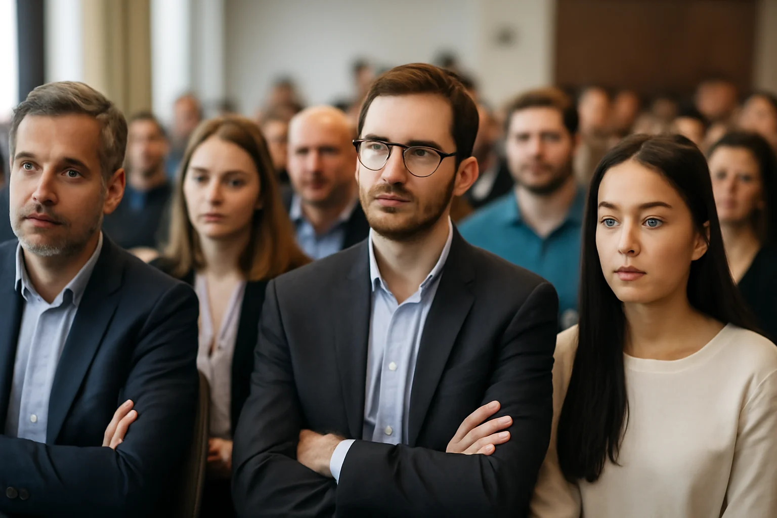 Investitori, clienți și parteneri participanți la lansarea OptiComm.AI, start-up românesc inovator