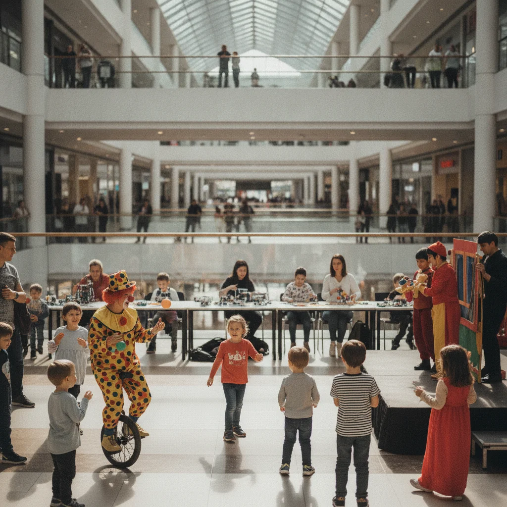 Iulius Mall Suceava: circ, robotică și Pinocchio în weekend
