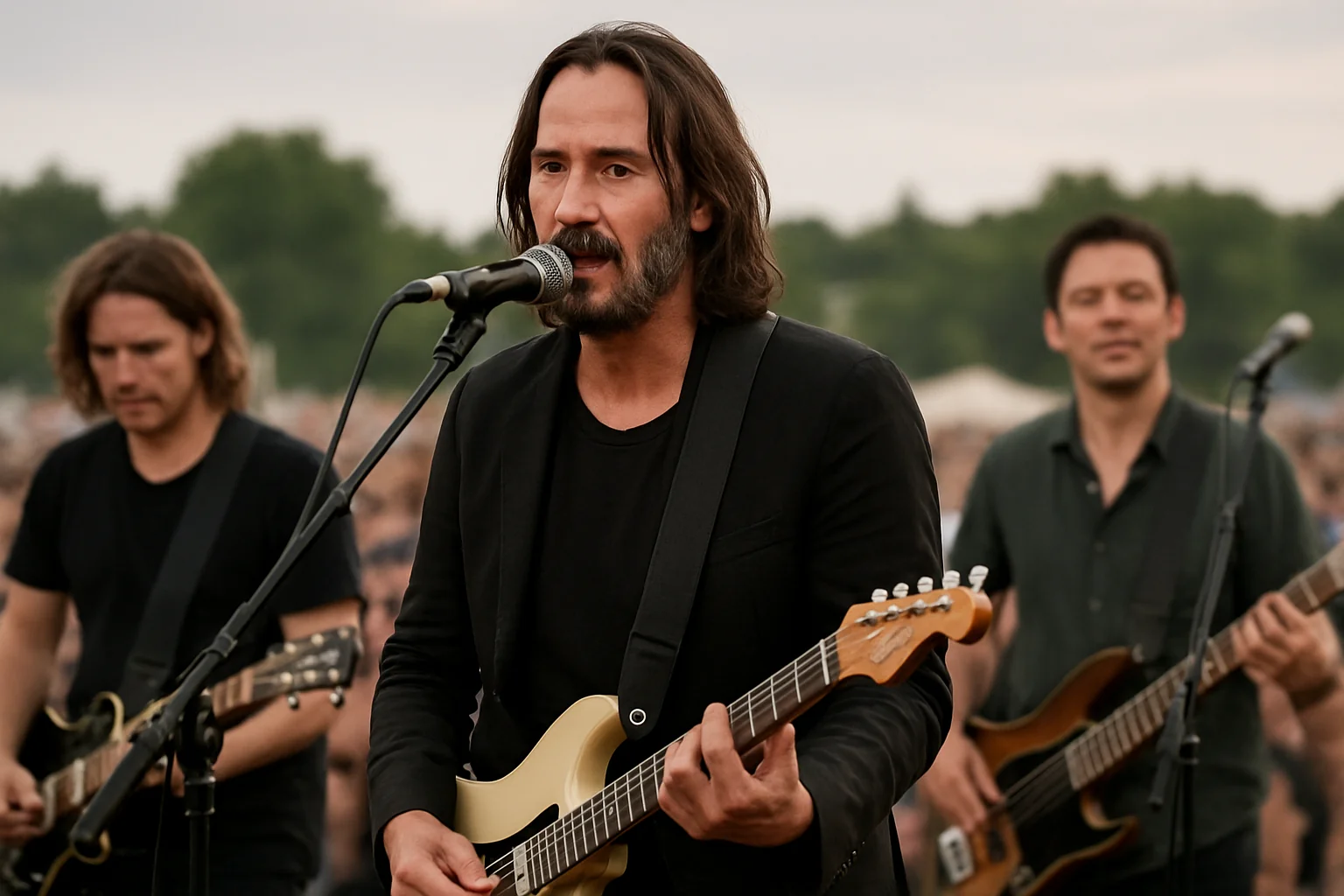 Keanu Reeves a concertat cu Dogstar la Electric Castle