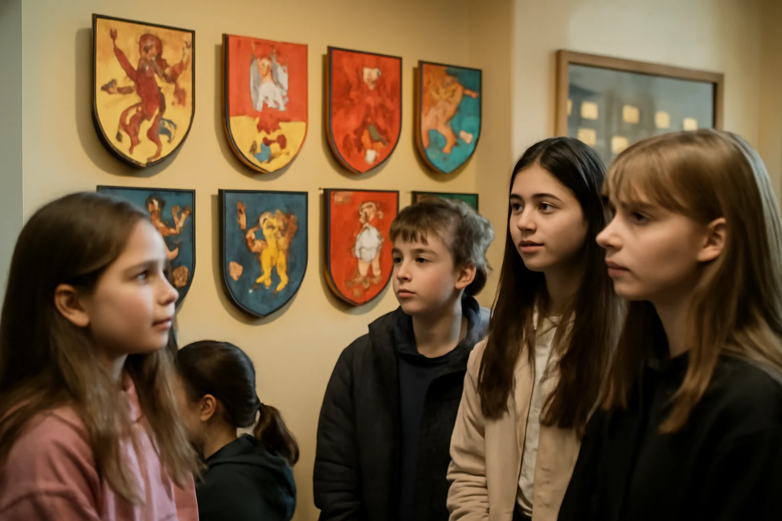 liceeni explorează stemele vechilor familii nobile din Bucovina