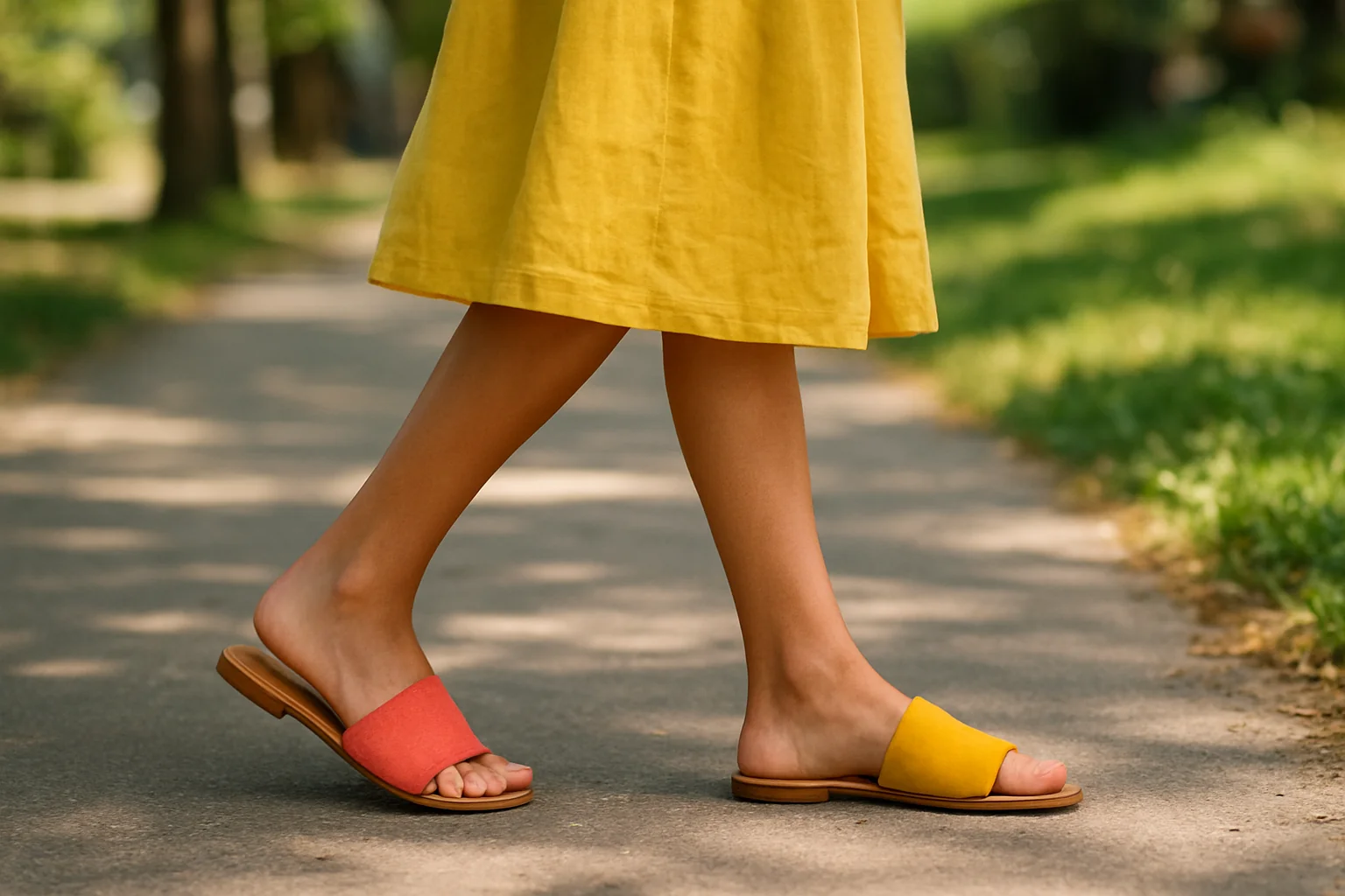 Papuci damă chic în culorile verii cu stil effortless