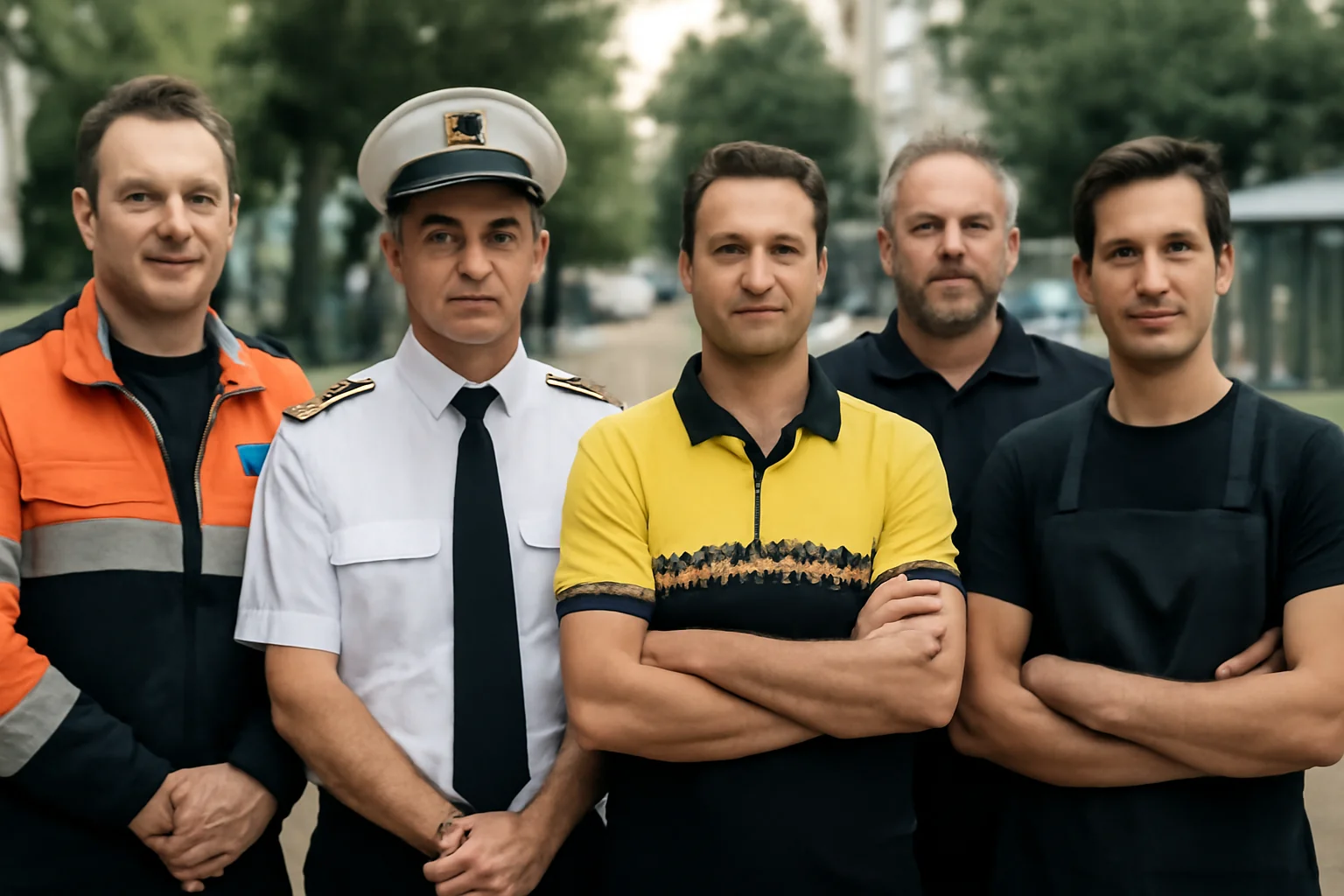 paramedici, căpitani de vas, taximetriști, cârciumari și frizeri care tund gratuit copiii săraci