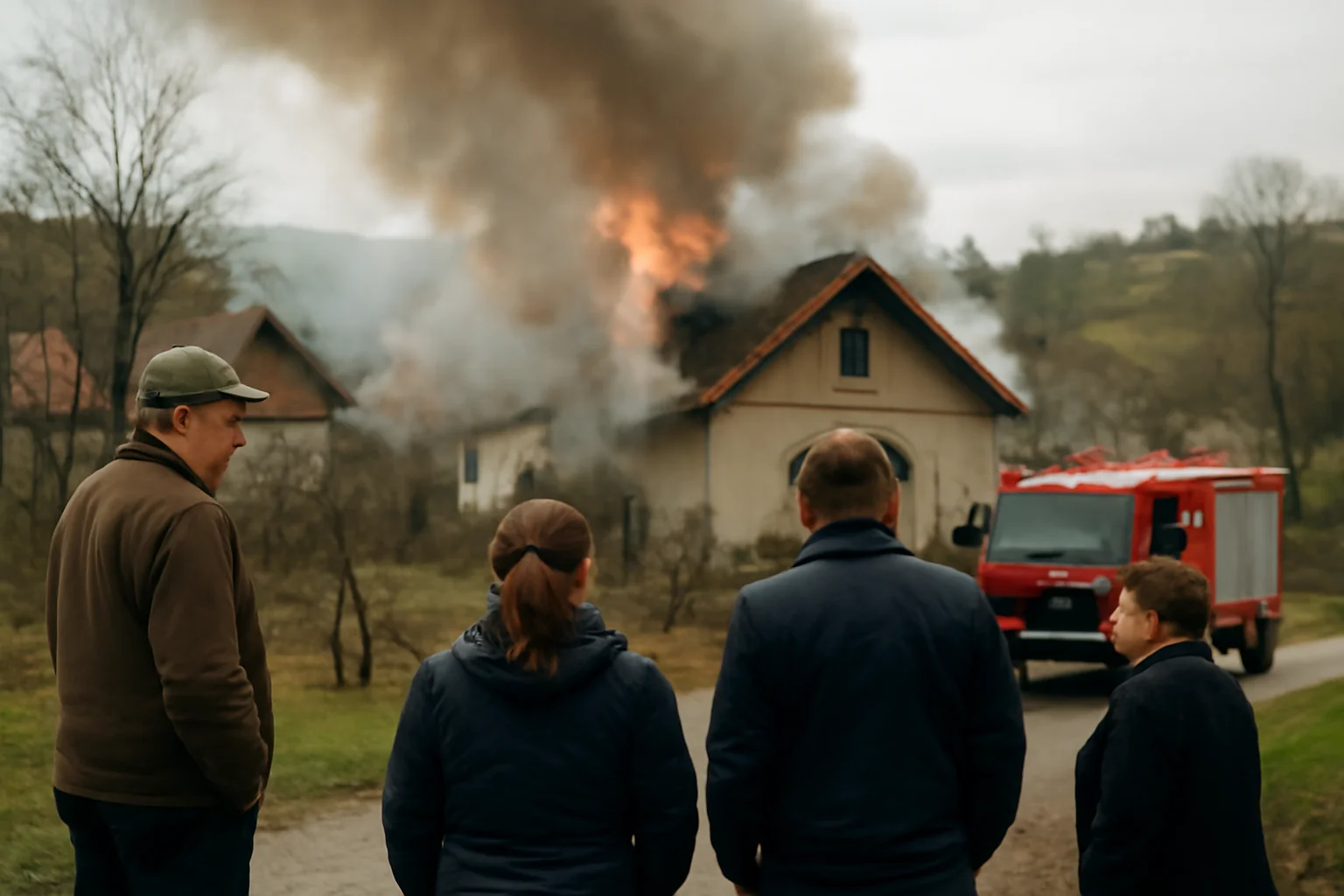 Patru incendii în județul Suceava, într-o singură zi, legate de coșuri de fum necurățate