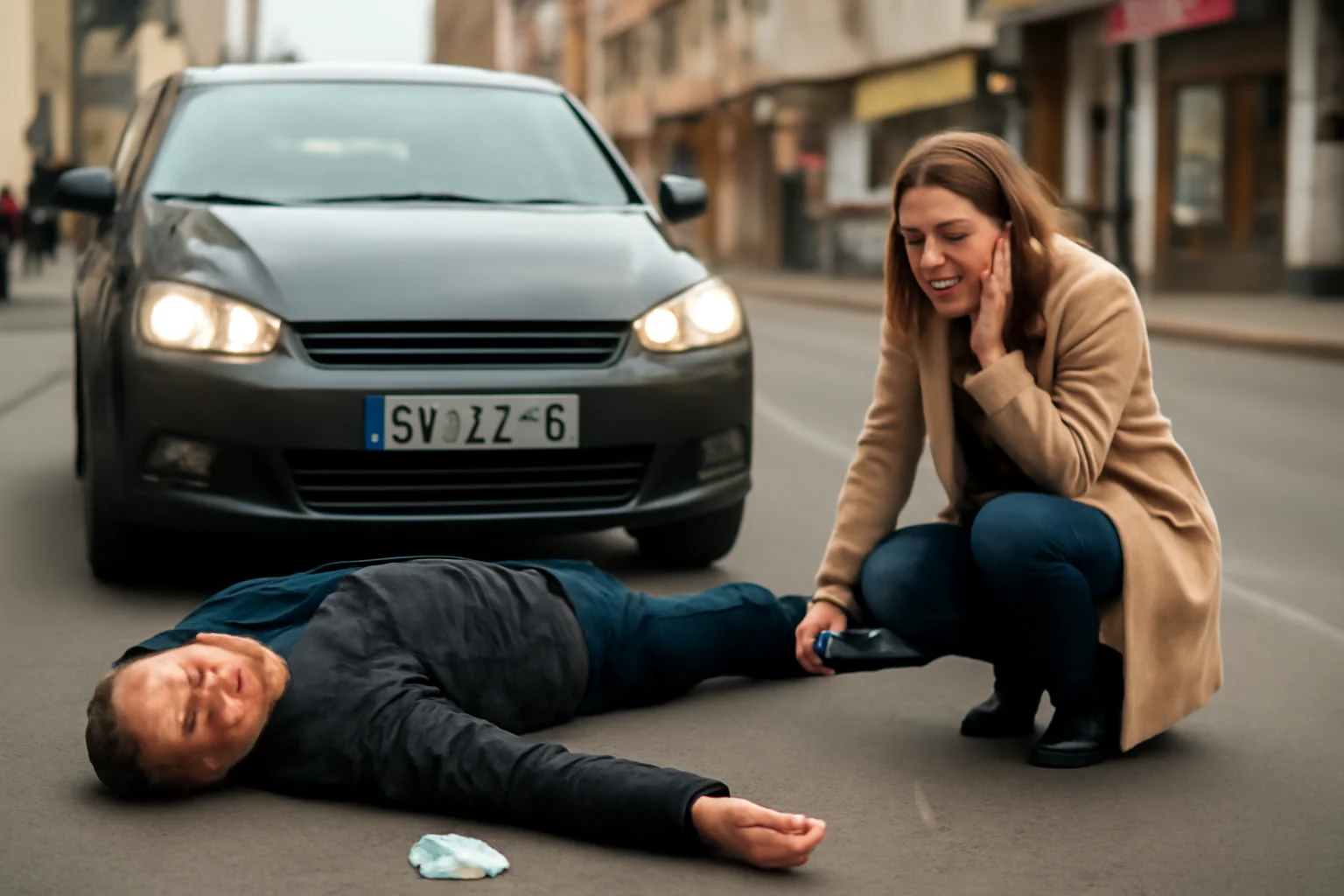 Pieton rănit într-un accident rutier pe strada Bazarului din Suceava