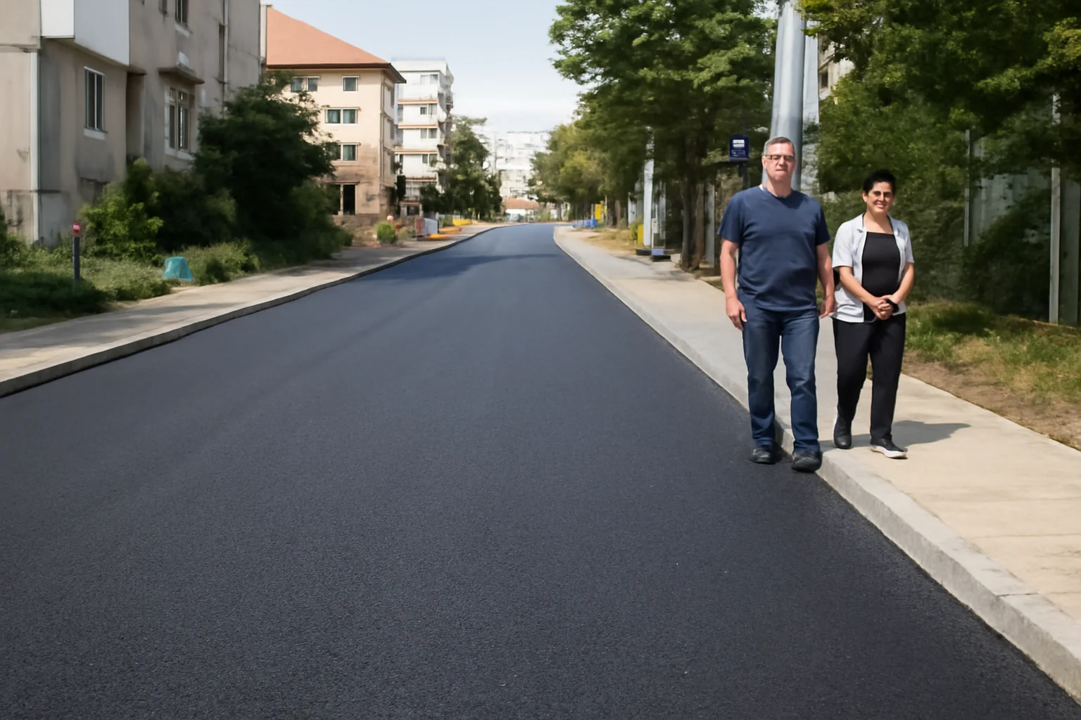 Primăria Suceava a încheiat asfaltarea străzilor Stejarului (tronson 2) și Mărășești, bloc A6 (foto)