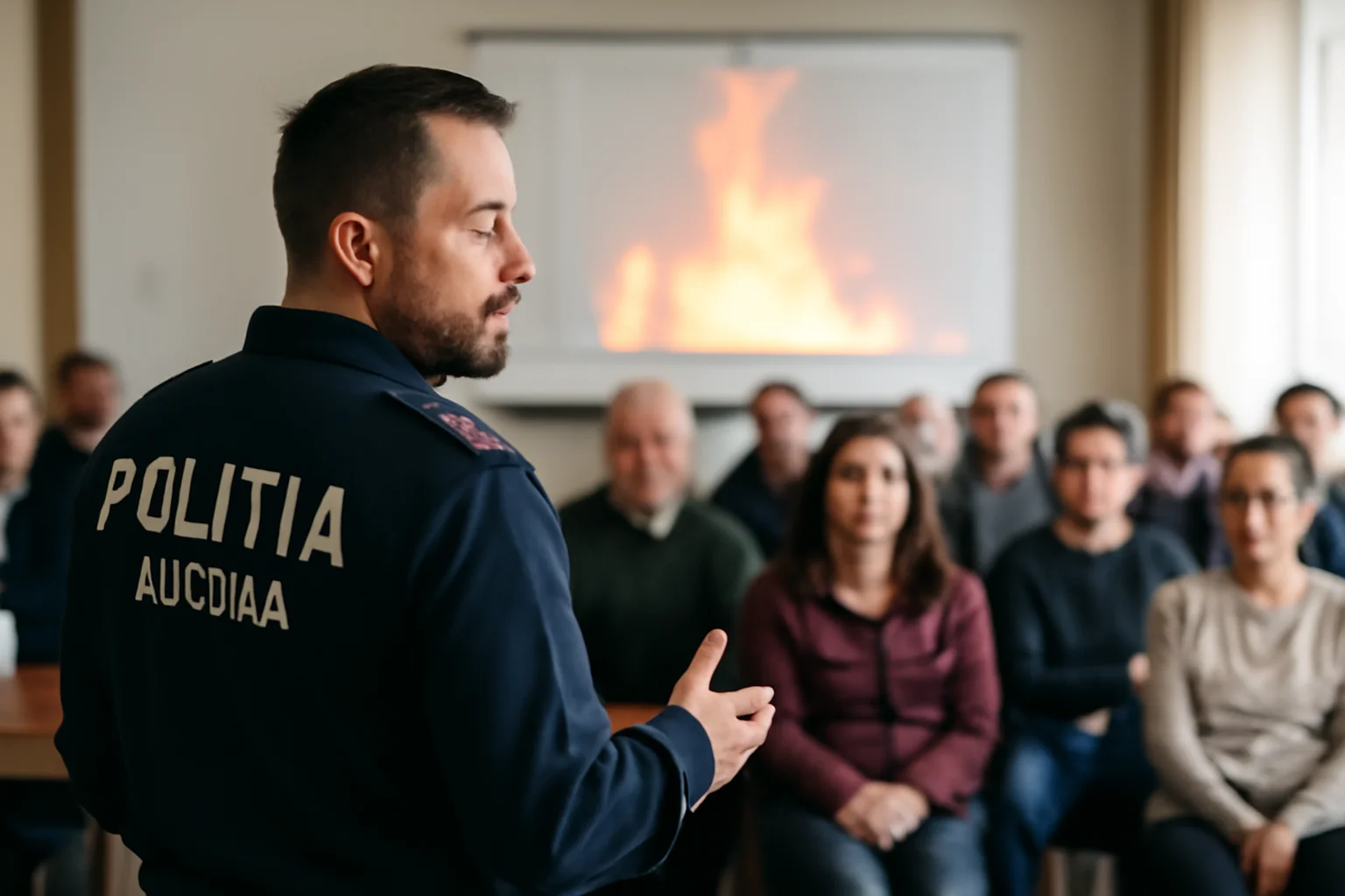 Primul workshop al Poliției Suceava în proiectul FLAMECONTROL – Inițiativă locală pentru prevenirea incendiilor