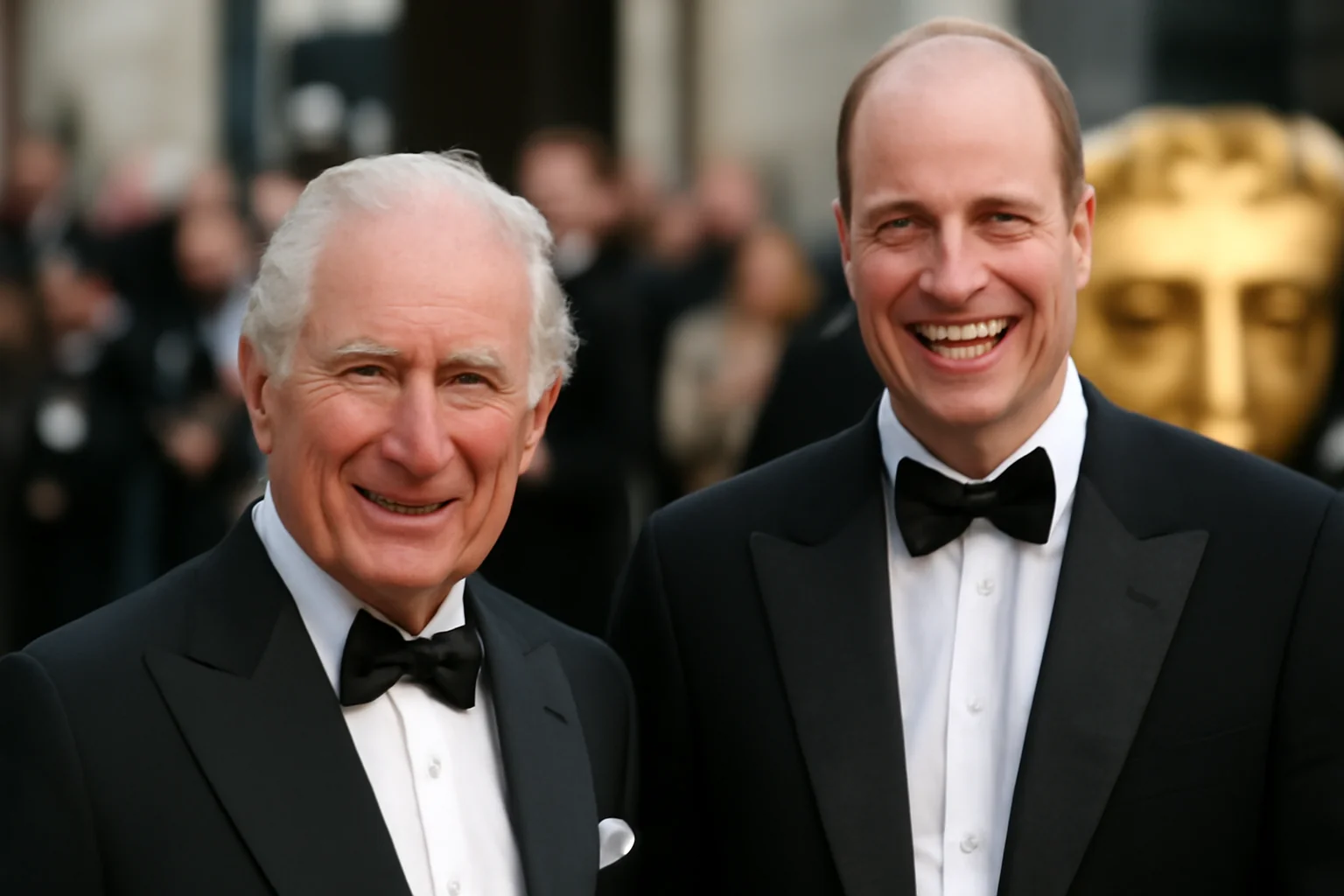 Prințul și Prințesa de Wales, apariție elegantă și radiantă la gala BAFTA, pe fundalul scandalului reținerii fostului prinț Andrew