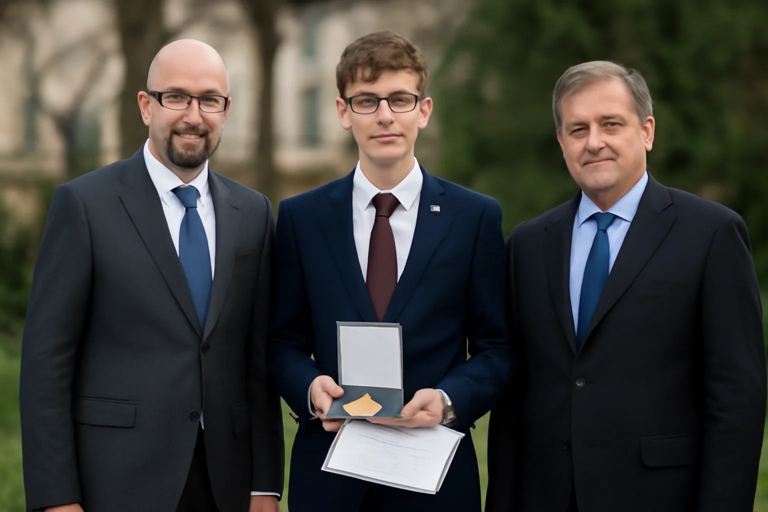 Profesorii Cristian Pîrghie, Petru Crăciun și olimpicul David Palaghianu, premiați de Casa Regală la evenimentul anual Curajului Civic