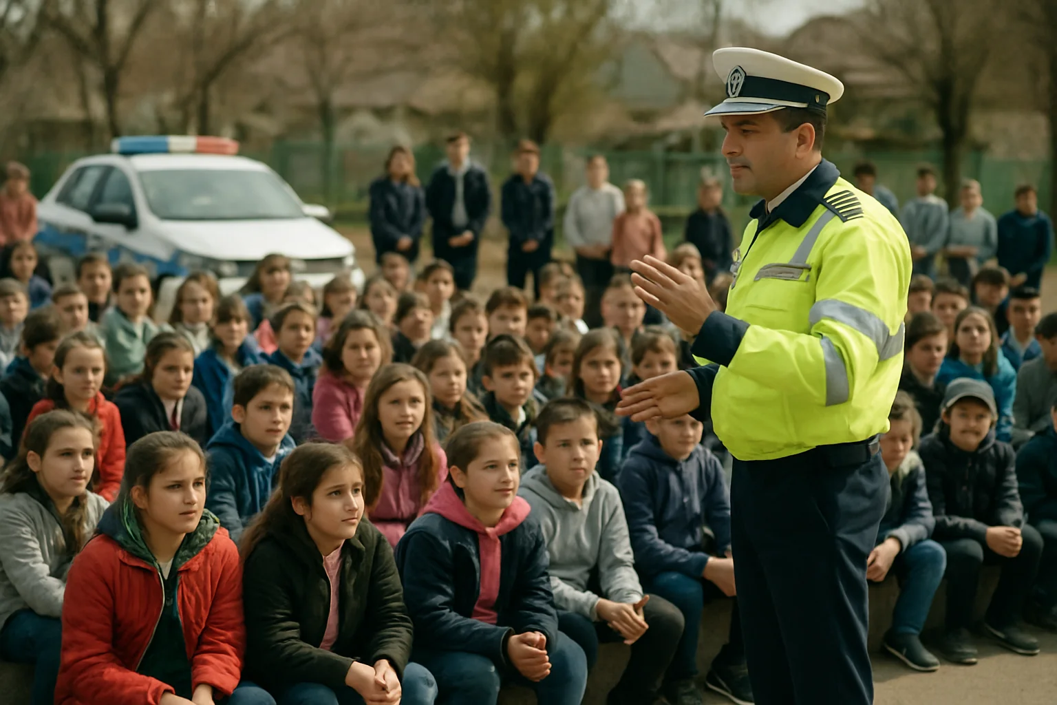 Siguranța rutieră: sute de copii din Moldovița și Câmpulung învăță