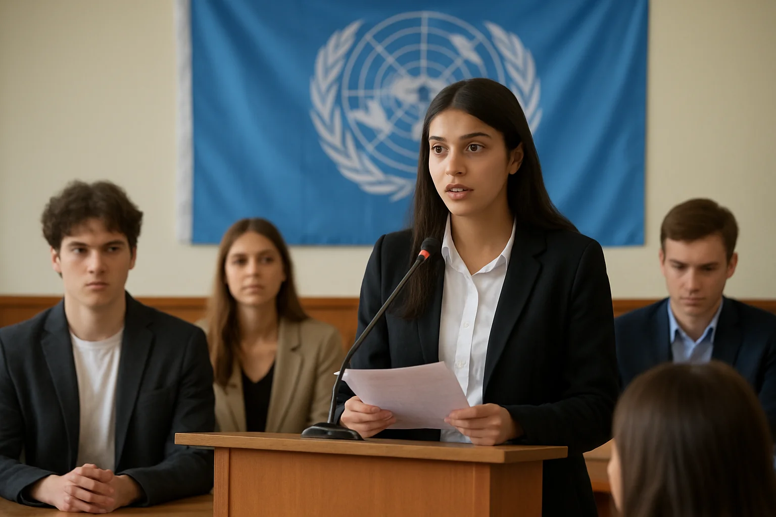 Simulări ONU la Colegiul Național Eudoxiu Hurmuzachi